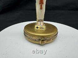 Vintage Limoges Rochard Egyptian Woman Trinket Box