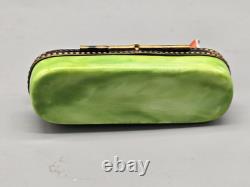 Vintage Limoges Rochard Fox Pill Trinket Box Rare