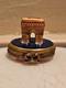 Vintage Limoges Trinket Box Paris Landmarks Arc De Triomphe Peint Main 4/50