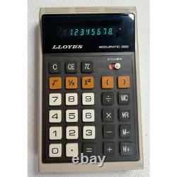 Vintage Lloyds Accumatic 322 Portable Electronic Calculator Brand New in Box
