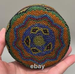 Vintage Lot of 6 Trinket Jewelry Boxes Various Sizes & Shapes Glass, Wood, beadw