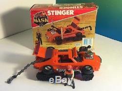 Vintage M. A. S. K. 1985 Kenner Mask Toy Vehicle Nib Box Stinger Bruno Sheppard Gto