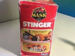 Vintage M. A. S. K. 1985 Kenner Mask Toy Vehicle Nib Box Stinger Bruno Sheppard Gto