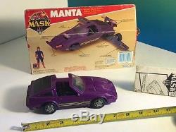 Vintage M. A. S. K. 1986 Kenner Mask Toy Vehicle Box Manta Vanessa Warfield 300 Zx