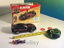 Vintage M. A. S. K. 1986 Kenner Mask Toy Vehicle Box Raven Corvette Calhoun Burns