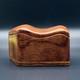 Vintage Mcm Fred & Marilyn Buss Wood Trinket Box Bubinga Zebrawood Usa