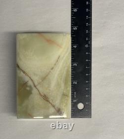 Vintage MCM Italian Green Onyx Jewelry Trinket Box