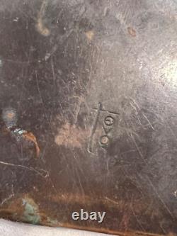 Vintage MCM Margit Tevan Hammered Copper Cigarette Trinket Jewelry Box Signed