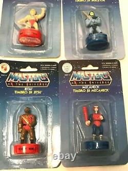 Vintage MOTU He-Man SKELETOR Stampers Set of12 Sets In Shipper Box Mattel 1985