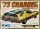 Vintage Mpc 73 Dodge Charger Customizing Kit Plastic Model 1973 Box Rare'73