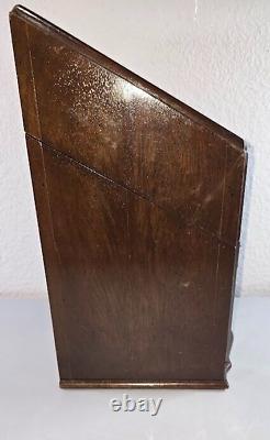 Vintage Mahogany Knife Box Camacho Roldan Made in Colombia