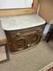 Vintage Maitland Smith Harlequin Penshell Brass Footed Decorative Modern Box Urn