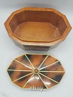 Vintage Maitland Smith Regency Style Faux Tortoiseshell Box