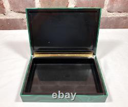 Vintage Malachite Hinged Box