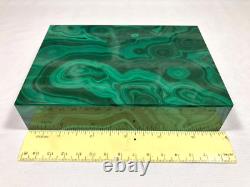 Vintage Malachite Hinged Box
