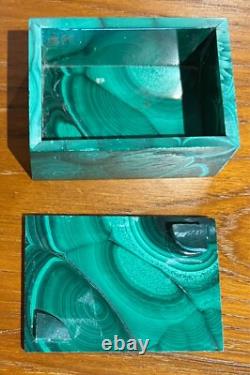 Vintage Malachite Trinket or Jewelery Box