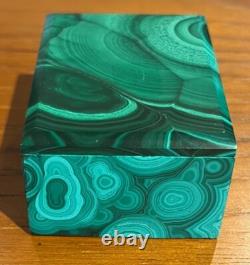 Vintage Malachite Trinket or Jewelery Box
