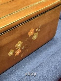 Vintage Maruni Lacquerware Metal Box Occupied Japan Patented Multi-Compartment