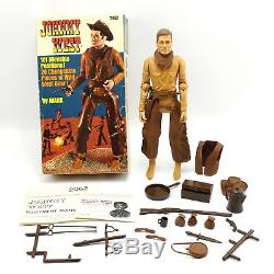 Vintage Marx Johnny West Cowboy Action Figure with Wild West Gear & Box #2062
