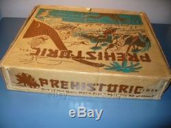 Vintage Marx Playset Prehistoric Times 3394 Dinosaurs Monsters Box Toy Play Set