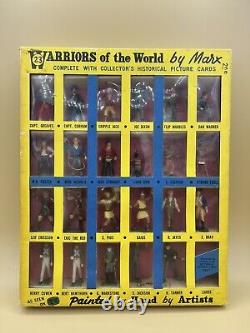 Vintage Marx Toys Warriors of the World Boxed Set of 23 Soldiers