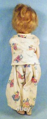 Vintage Mary Hoyer Doll Hard Plastic Blonde Hair Pajamas in Original Box #3 AsIs