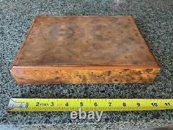 Vintage Mastro De Paja Wood Storage Box Made In Italy