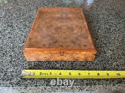 Vintage Mastro De Paja Wood Storage Box Made In Italy