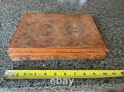 Vintage Mastro De Paja Wood Storage Box Made In Italy