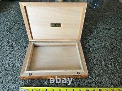 Vintage Mastro De Paja Wood Storage Box Made In Italy