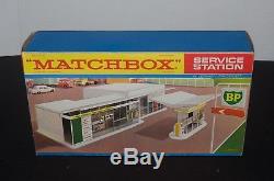 Vintage Matchbox Lesney BP Service Station MG-1 1967 Near Mint in Box RARE