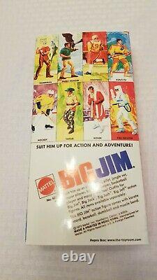 Vintage Mattel Big Jim Action Figure Karate chop action arm, custom-made new box