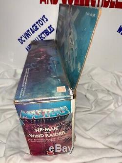 Vintage Mattel Gift Set MOTU He-Man And Wind Raider Original Box READ 1982