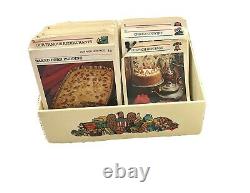 Vintage McCalls 1973 American Recipes Collection Box 600 Cards 70s Retro RARE