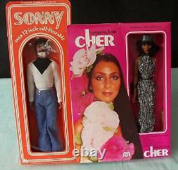 Vintage Mego Sonny & Cher Growing Hair Doll Boxed Dolls Toys c1976