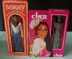 Vintage Mego Sonny & Cher Growing Hair Doll Boxed Dolls Toys c1976