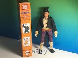 Vintage Mego Super Hero Action Figure 1973 DC Comics Penguin Enemy Batman Box 8