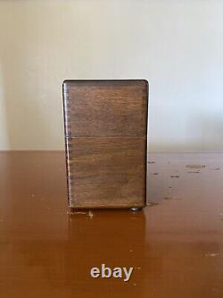 Vintage Memindex Wilson Wood Box 1937-38 Diary Planner Date Keeper Ephemera