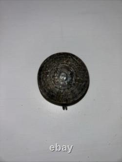 Vintage Mexico Maya Calendar Sterling Silver Box