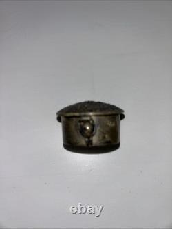 Vintage Mexico Maya Calendar Sterling Silver Box
