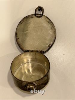 Vintage Mexico Maya Calendar Sterling Silver Box