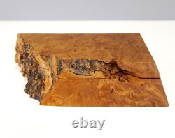 Vintage Michael Elkan Burl Wood Box Birdseye Maple Jewelry Box Trinket Box