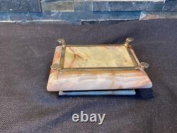 Vintage Mid Century Onyx Marble Italian Hinged Box