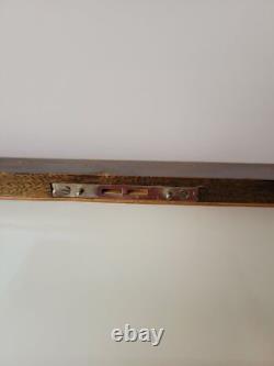 Vintage Mid-Century Wooden Cigarette Box with Distressed Finish, White