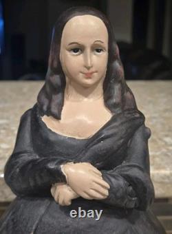 Vintage Mona Lisa Jewelry Box Trinket Box 14.5 Inches RARE