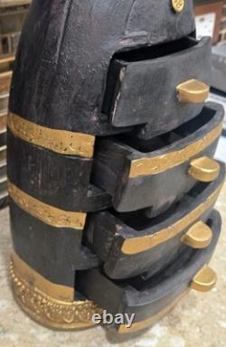 Vintage Mona Lisa Jewelry Box Trinket Box 14.5 Inches RARE