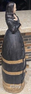 Vintage Mona Lisa Jewelry Box Trinket Box 14.5 Inches RARE