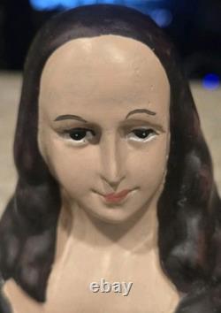 Vintage Mona Lisa Jewelry Box Trinket Box 14.5 Inches RARE