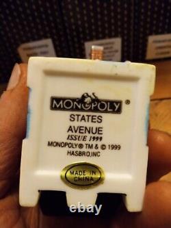 Vintage Monopoly Porcelain Hinged Box Collection Lot Of 10