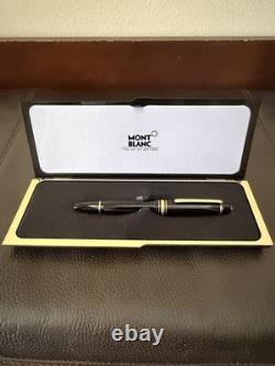 Vintage Montblanc Meisterstuck #146 Fountain Pen Black with Gold Trim in Box